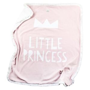 Bavlnená detská deka Little princess - ružová