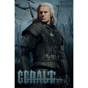 Plakát, Obraz - Zaklínač (The Witcher) - Geralt of Rivia, (61 x 91,5 cm)