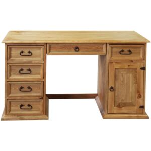 Borovicový stůl do pokoje, dřevěný, rustikální z masivního dřeva 2703