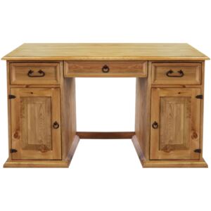 Borovicový stůl do pokoje, dřevěný, rustikální z masivního dřeva 7192