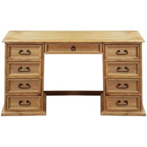 Borovicový stůl do pokoje, dřevěný, rustikální z masivního dřeva 7186
