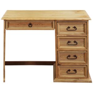 Borovicový stůl do pokoje, dřevěný, rustikální z masivního dřeva 7189