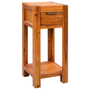 Koncový stolek z masivního akáciového dřeva 30 x 30 x 70 cm
