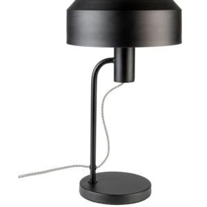 White Label Living Černá kovová stolní lampa WLL LANDON