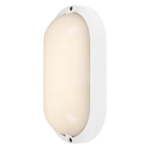 BIG WHITE TERANG 2 XL SENSOR, venkovní nástěnné a stropní svítidlo, LED, 3000K, IP44, oválné, bílé, senzor, 23 W 229951