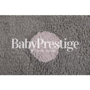 Lorena Canals pratelný dětský koberec 3-barevný puntíkatý šedo - růžový
