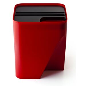 Qualy, Stohovatelný odpadkový koš Block 30 | červený