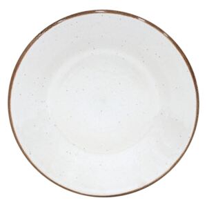 Bílý dezertní talíř z kameniny Casafina Sardegna, ⌀ 24 cm