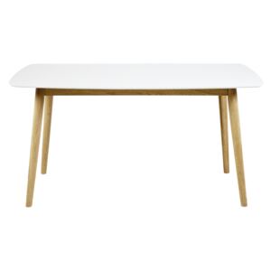 Jídelní stůl NAGANO 150x80 cm, bílá
