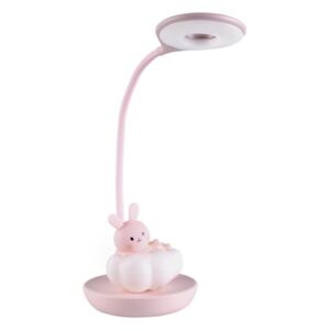 Polux LED Stmívatelná dětská stolní lampička RABBIT LED/2,5W/230V růžová SA1358