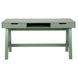 Pracovní stůl Warde, zelená dee:365595-G Hoorns