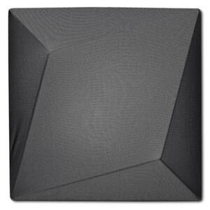 Axolight Ukiyo, stropní/nástěnné svítidlo s černým textilním povlakem, max. 3x100W, 110x110cm