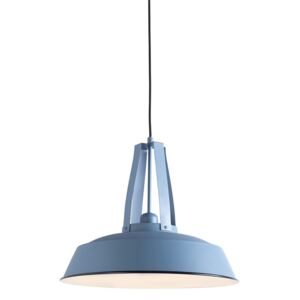Vintage závěsná lampa modrá 43 cm - Living