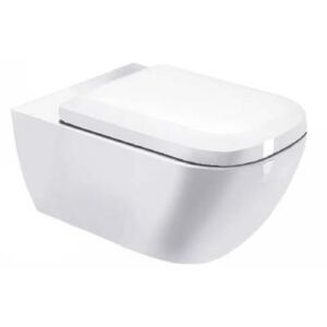 Duravit Happy D.2 - Závěsné WC, s WonderGliss, bílá 22210900001