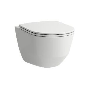 Laufen Pro - Závěsné WC se sedátkem SLIM, sklápěním SoftClose, bílá H8669530000001