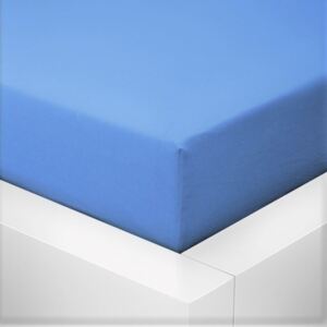 Jersey prostěradlo Top - světle modrá - 140x200 cm ( rozměr 140x200 cm)