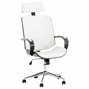 Kancelářská Židle Dayton, dřevo šedé Barva Bílá