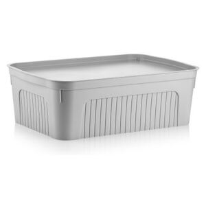Úložný plastový box šedý 17 L
