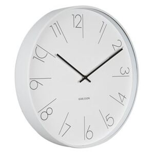 Nástěnné hodiny Metal white 40 cm bílé - Karlsson