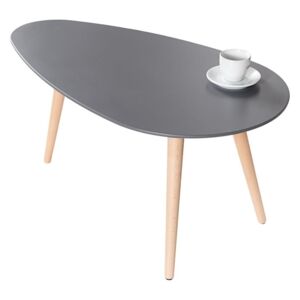 Inviro + Konferenční stolek HEMO 75 cm grafit/buk