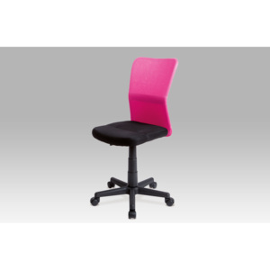 Kancelářská židle dětská růžová plynový píst KA-BORIS PINK AKCE