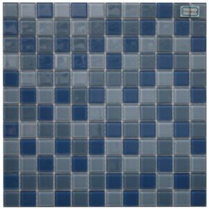 Maxwhite L13 + L14 + L15 Mozaika skleněná, modrá mix