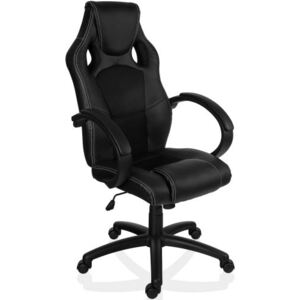 M09496 Otočná kancelářská židle ČERNÁ GS Series
