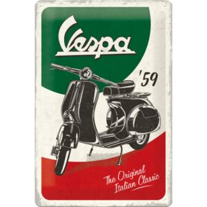 Nostalgic Art Plechová cedule: Vespa The Italian Classic - 30x20 cm