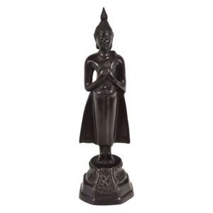 Narozeninový Buddha, pátek, hnědý, pryskyřice, 25cm