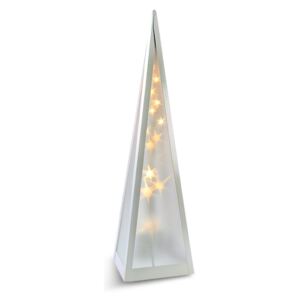 Solight LED vánoční pyramida, otáčecí, 3D efekt světla, 45cm, 230V, teplá bílá 1V44