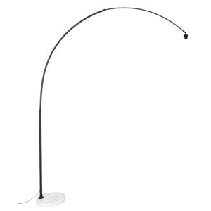 Moderní oblouková lampa černobíle nastavitelná bez stínítka - XXL