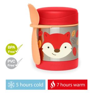 Skip Hop Zoo Termoska na jídlo se lžičko/vidličkou Liška 325ml, 12m+