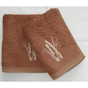 Praktik Bambusový ručník Boston oříškový 50x100 cm