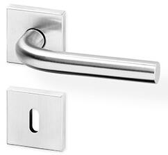 ACT dveřní kování LIDA R HR SlideBloc light PK (nerez) Provedení: BB - klika/klika s otvorem pro pokojový klíč