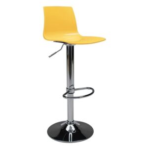 Barová židle Imola (žlutá), polypropylen lesk