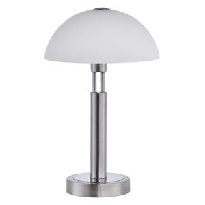 PAUL NEUHAUS LED stolní lampa, ocel, saténové sklo 2700K PN 4012-55