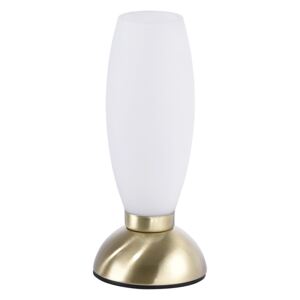 PAUL NEUHAUS LED stolní lampa, dotykový stmívač, matná mosaz, 2700K PN 4014-60