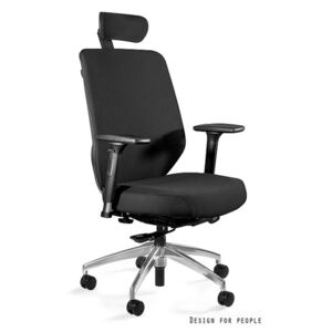 UNIQUE Kancelářská židle HERO, černá/tkanina