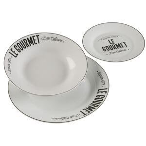 3 dílný set talířů z porcelánu, Versa, Le Gourmet Versa Home 21150074