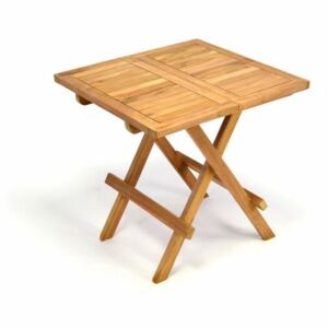 Divero D34944 Zahradní dřevěný skládací stolek DIVERO výška 50 cm