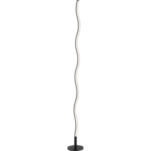 PAUL NEUHAUS LED designové stojací svítidlo, design vlny, černá 2700K LD 15168-18
