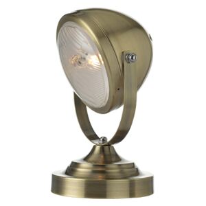 ACA DECOR Stolní retro lampa Headlight Brass