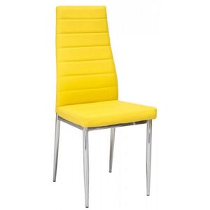 H261 Jídelní židle, žlutá