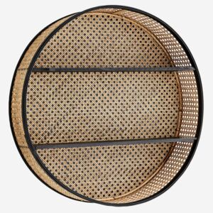 Kulatá ratanová polička Round Rattan Shelf ⌀ 60 cm