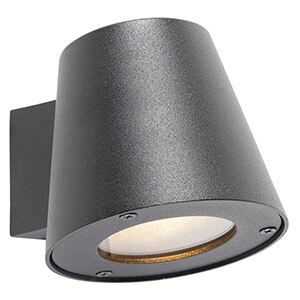 Moderní venkovní nástěnná lampa černá IP44 - Skittle