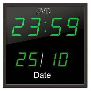 LED digitální hodiny JVD DH41.1 zelená čísla