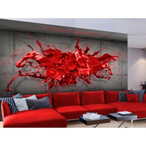 Murando DeLuxe 3D tapeta červená 250x175 cm