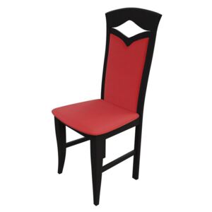 Židle JK53, Barva dřeva: wenge, Potah: ekokůže Soft 010
