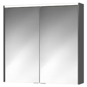 Jokey SPS-KHX 60 Zrcadlová skříňka - bílá/antracit š. 60 cm, v. 74 cm, hl. 15 cm, 251012020-0720