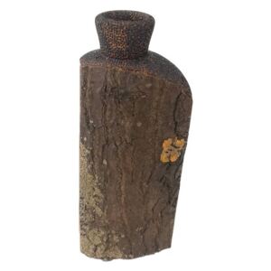 Woodlaf Dřevěná váza 18 cm Yasar